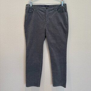 Charter Club Lexington Straight Grey Corduroy Pants
